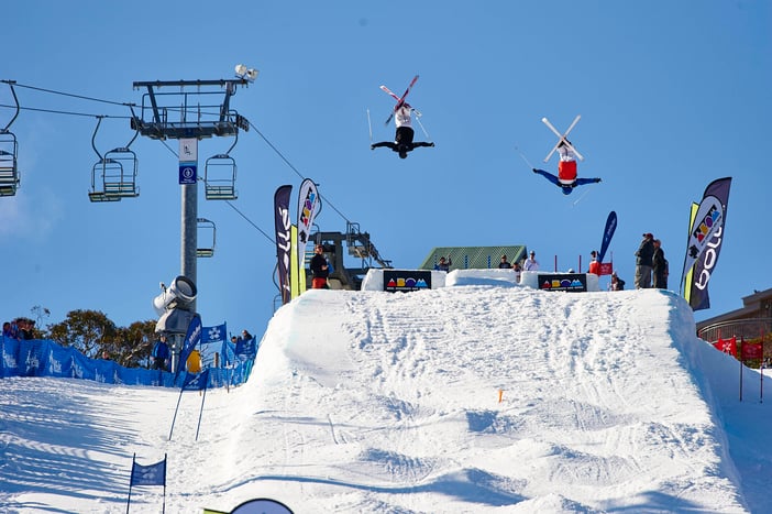 The iconic ABOM Mogul Challenge is a highlight and attracts world class athletes. (c) Mt Buller_ Andrew Railton 2015-2128x1416