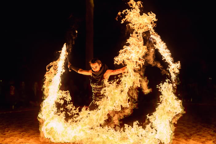 Karina Fire show
